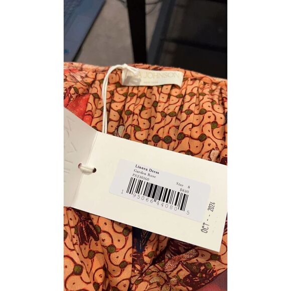 ulla johnson linnea silk dress garden rose US8 - Picture 11 of 12